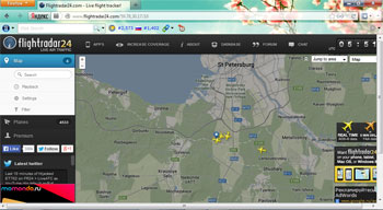 FlightRadar24 - радар самолетов в реальном времени